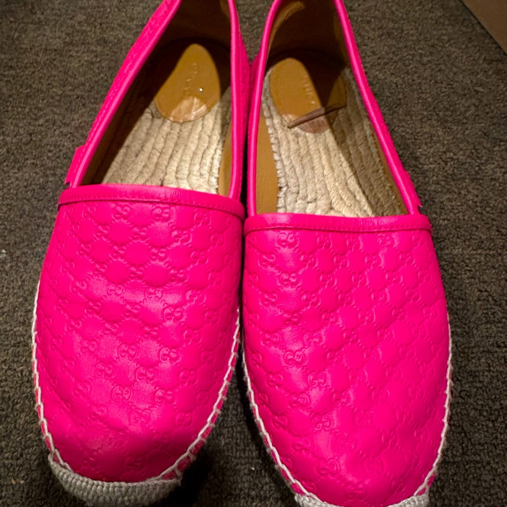 Authentic Gucci Monogram Espadrilles - image 1